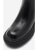 Badura Leder-Stiefeletten "Tal" in Schwarz