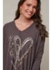 Curvy Lady Pullover in Braun