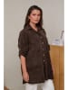 Curvy Lady Bluse in Braun