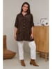 Curvy Lady Bluse in Braun