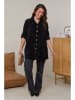 Curvy Lady Blouse zwart
