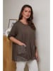 Curvy Lady Tuniek bruin