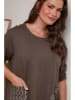 Curvy Lady Tuniek bruin