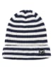 super.natural Muts "Stripe" wit/donkerblauw