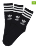 adidas Skarpety (3 pary) w kolorze czarno-białym
