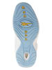 Reebok Leder-Sneakers "Question Mid" in Weiß/ Hellblau