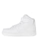 Nike Leder-Sneakers "Air Force 1 High" in Weiß
