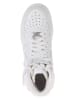 Nike Leder-Sneakers "Air Force 1 High" in Weiß