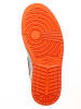 Air Jordan Leder-Sneaker ''1 Retro High'' in Weiß/ Orange