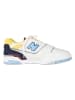 New Balance Leder-Sneakers "BB550NCF" in Weiß/ Blau/ Gelb
