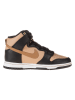 Nike Leder-Sneakers "Dunk High LXX" in Hellbraun/ Schwarz