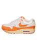 Nike Skórzane sneakersy "Air Max 1" w kolorze kremowo-pomarańczowym