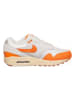 Nike Skórzane sneakersy "Air Max 1" w kolorze kremowo-pomarańczowym
