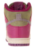Nike Leder-Sneakers "Dunk High" in Pink/ Khaki