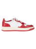 AUTRY Leder-Sneakers "Autry 01 Low" in Rot/ Weiß