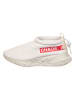 Nike Leren instappers "X Undercover Moc Flow" crème
