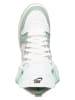 Nike Leder-Sneakers "Dunk Hi 1985" in Grün/ Weiß