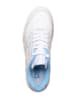 asics Leder-Sneakers in Weiß/ Hellblau/ Creme