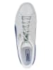 Puma Leder-Sneakers "Clyde SOHO" in Weiß/ Blau