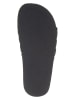 adidas Leder-Pantoletten "Adilette" in Schwarz