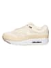 Nike Leder-Sneakers "Air Max 1 '87" in Creme/ Beige