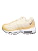 Nike Leder-Sneakers "Air Max 95" in Creme/ Gelb