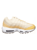 Nike Leder-Sneakers "Air Max 95" in Creme/ Gelb