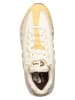 Nike Leder-Sneakers "Air Max 95" in Creme/ Gelb
