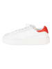 New Balance Leder-Sneakers "CT302LH" in Weiß/ Rot