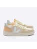 Veja Leren sneakers "V 10" beige/geel/lichtroze