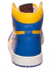 Air Jordan Skórzane sneakersy "1 Retro High" w kolorze żółto-niebieskim