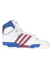 adidas Leder-Sneakers "Conductor Hi NY Rangers" in Weiß/ Blau/ Rot