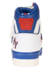 adidas Leder-Sneakers "Conductor Hi NY Rangers" in Weiß/ Blau/ Rot