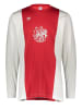 adidas Longsleeve "Ajax" in Rot/ Weiß