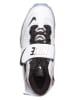 Nike Skórzane sneakersy "Air Adjust Force" w kolorze srebrno-biało-czarnym