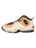 Nike Leder-Sneakers "Air Penny II" in Creme/ Schwarz/ Orange