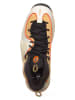 Nike Leder-Sneakers "Air Penny II" in Creme/ Schwarz/ Orange