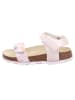 superfit Leder-Sandalen in Rosa