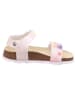 superfit Leder-Sandalen in Rosa