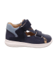 superfit Leder-Halbsandalen in Dunkelblau
