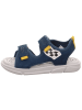 superfit Leder-Sandalen in Dunkelblau