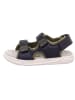superfit Leder-Sandalen in Dunkelblau
