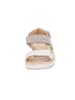 superfit Leder-Sandalen in Grau/ Silber