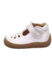 superfit Leren enkelsandalen wit/zilverkleurig