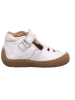 superfit Leren enkelsandalen wit/zilverkleurig