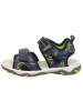 superfit Leder-Sandalen in Dunkelblau