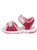 superfit Leder-Sandalen in Pink