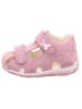 superfit Leren enkelsandalen lichtroze