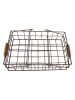 Clayre & Eef Korb in Schwarz - (B)34 x (H)19 x (T)8 cm