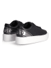 Liu Jo Leder-Sneakers in Schwarz